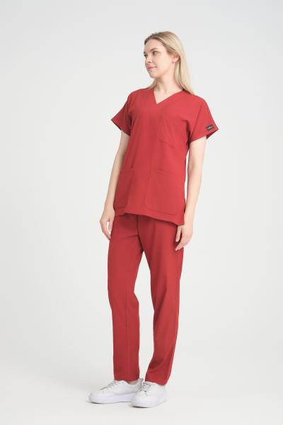 Bayan Scrubs takım Kİremit