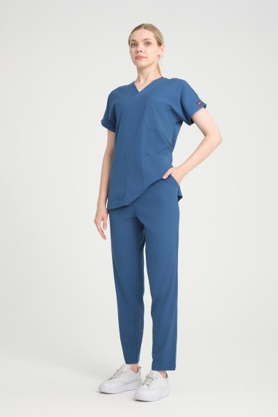 Bayan Scrubs Takım Petrol Mavisi