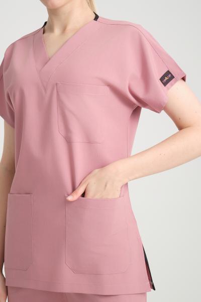 Bayan Scrubs Takım Gül Kurusu