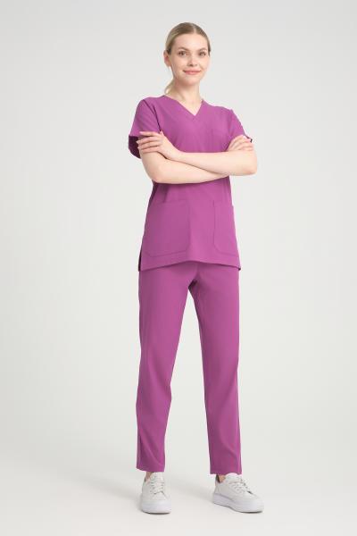 Bayan Scrubs Takım Fuşya