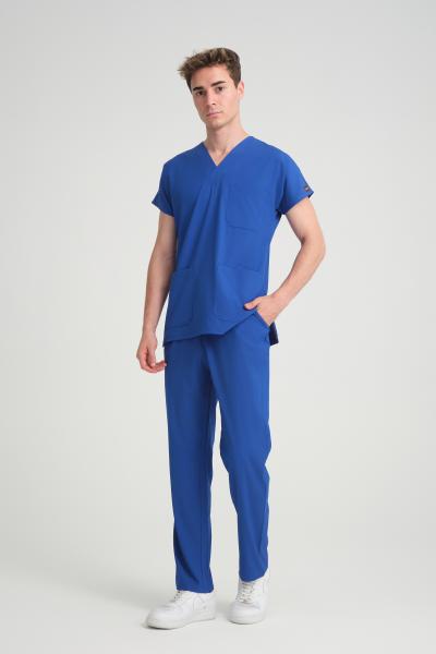 Bay Scrubs Takım Saks Mavisi