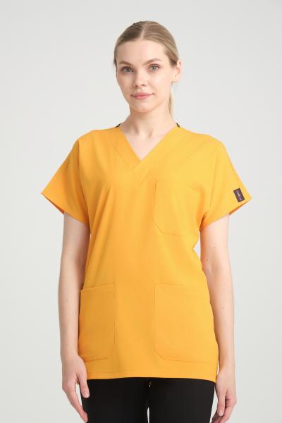 Bayan Tek Üst Hardal Sarısı