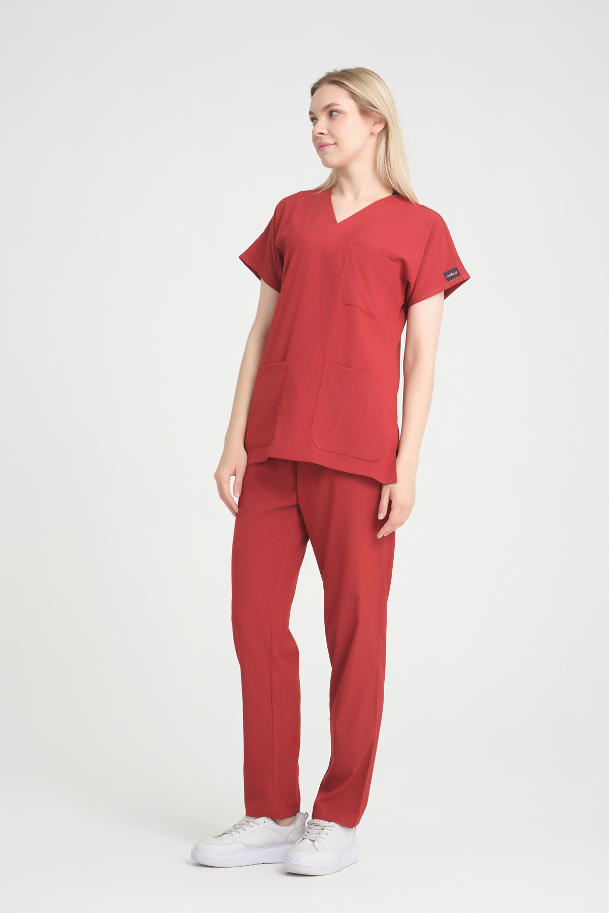 Bayan Scrubs takım Kİremit