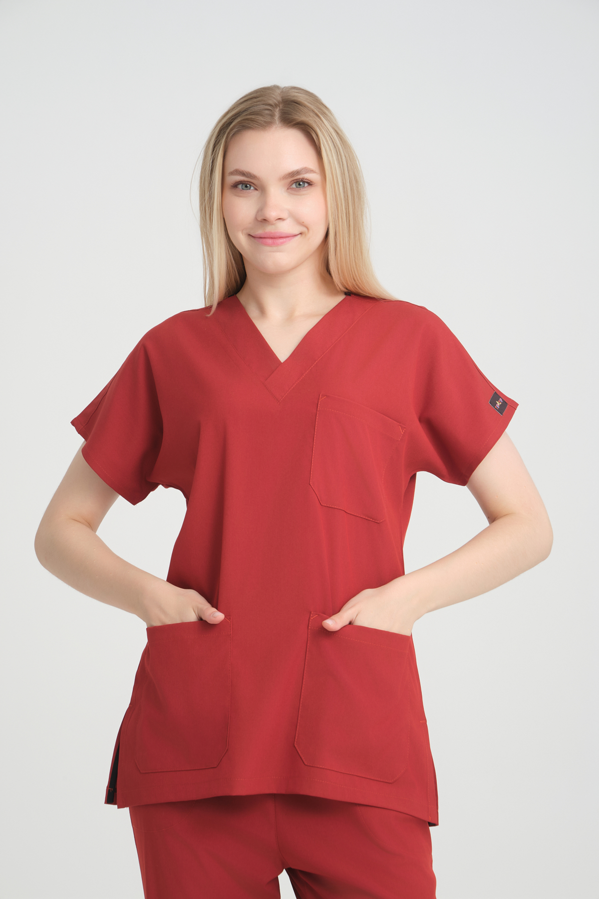 Bayan Scrubs takım Kİremit