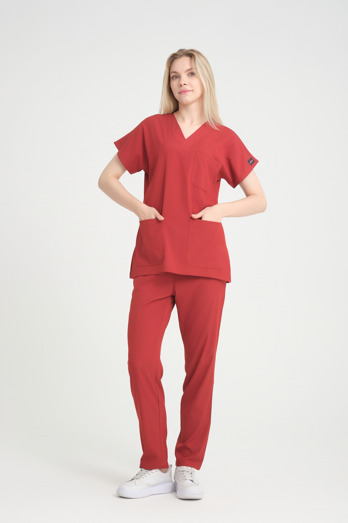 Bayan Scrubs takım Kİremit
