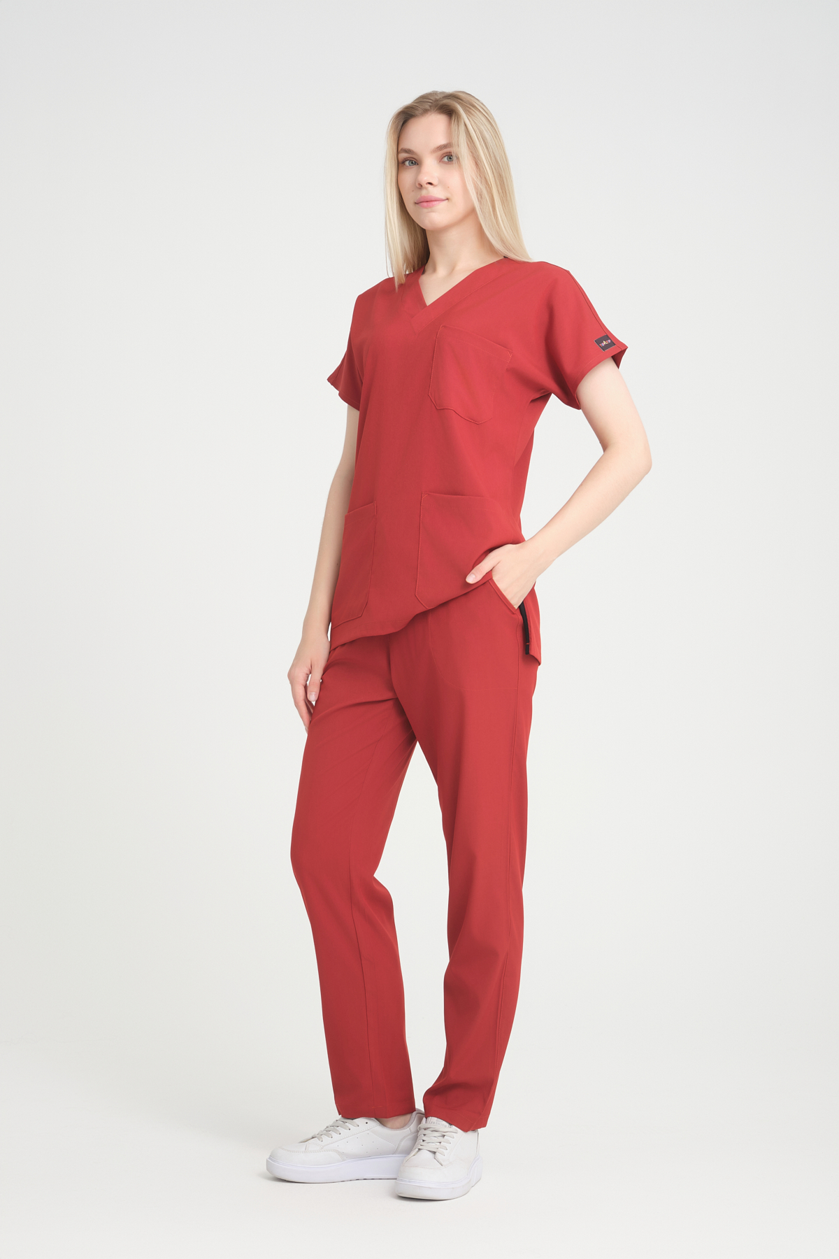 Bayan Scrubs takım Kİremit
