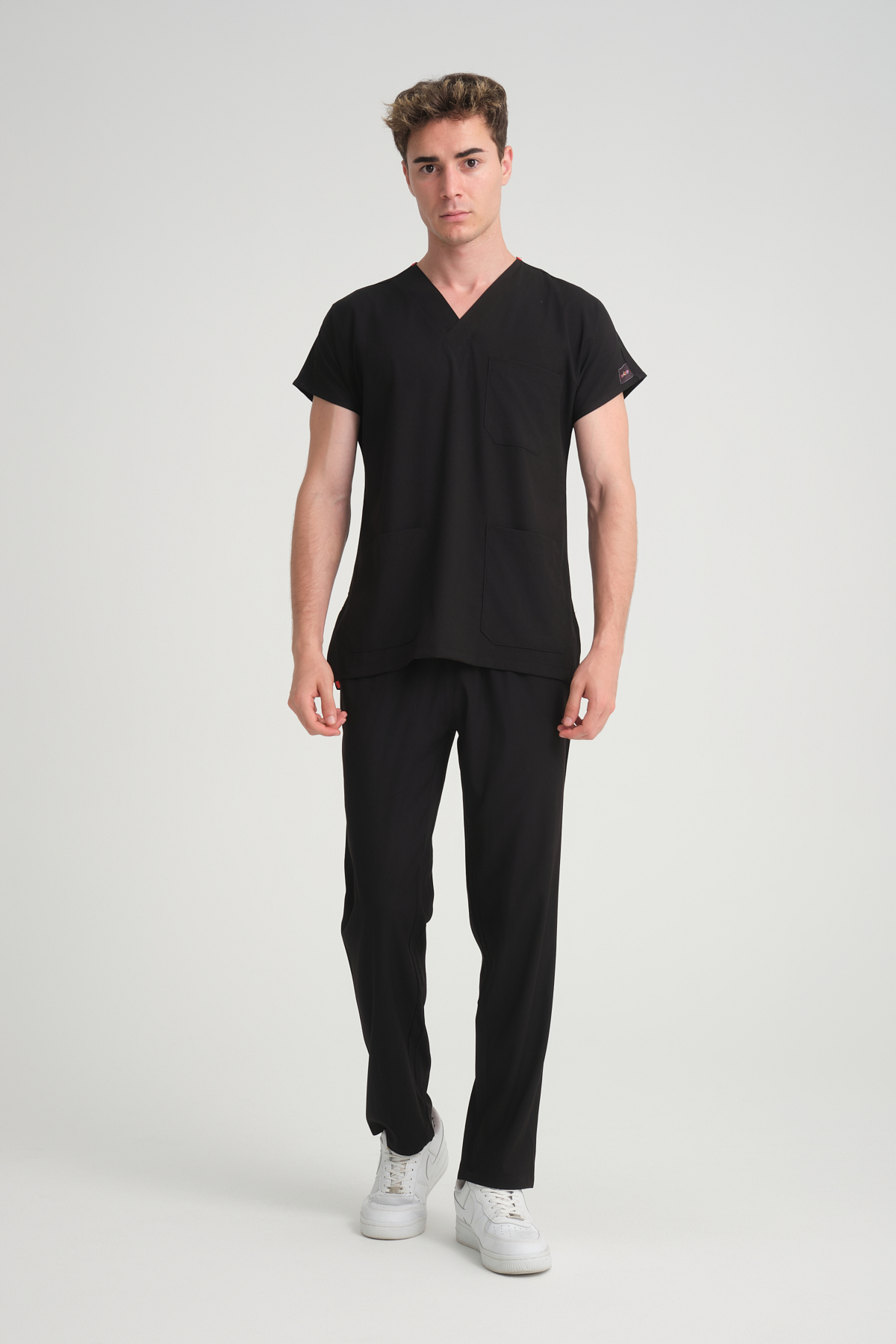 Bay Scrubs Takım Siyah