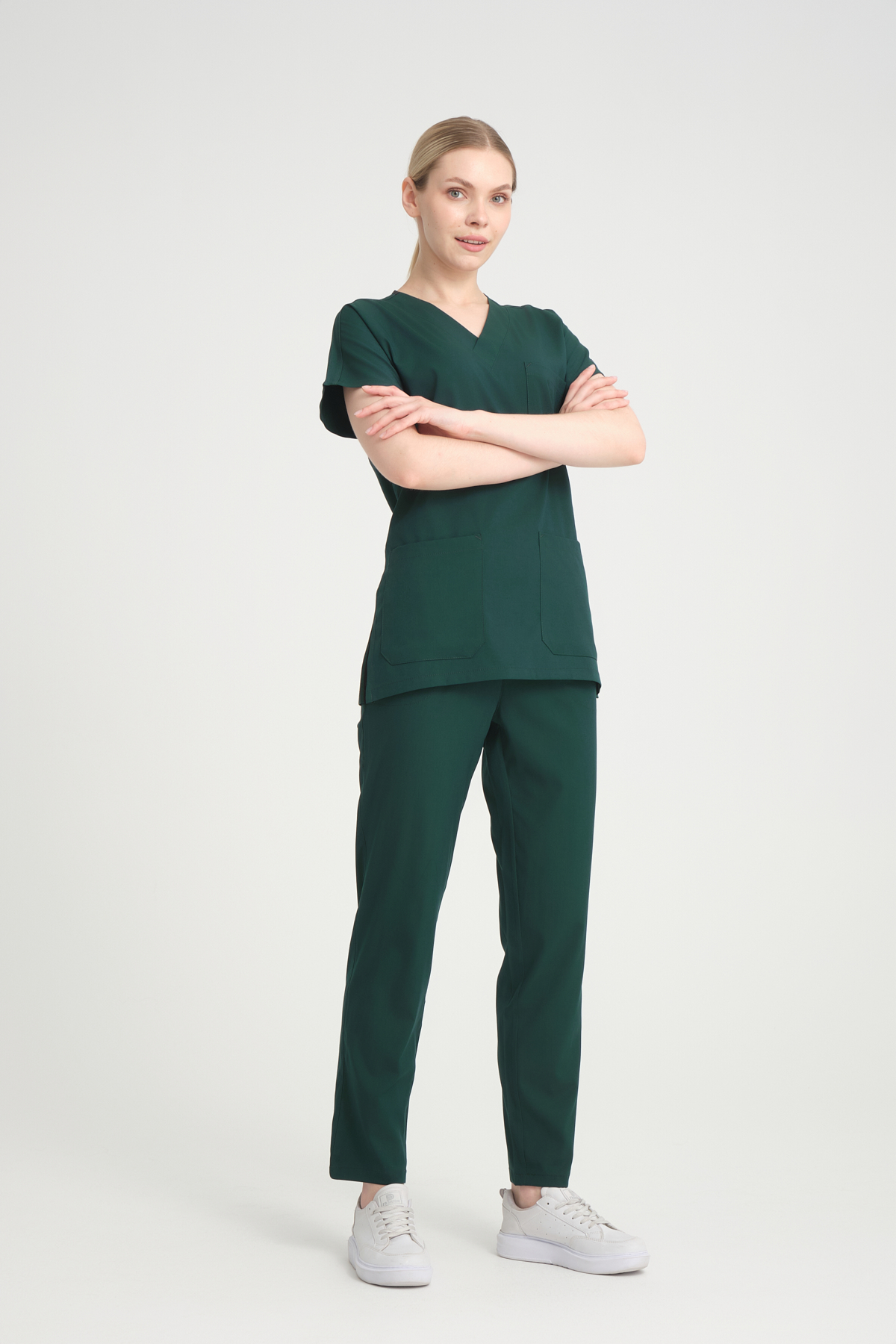 Bayan Scrubs Takım Avcı Yeşili