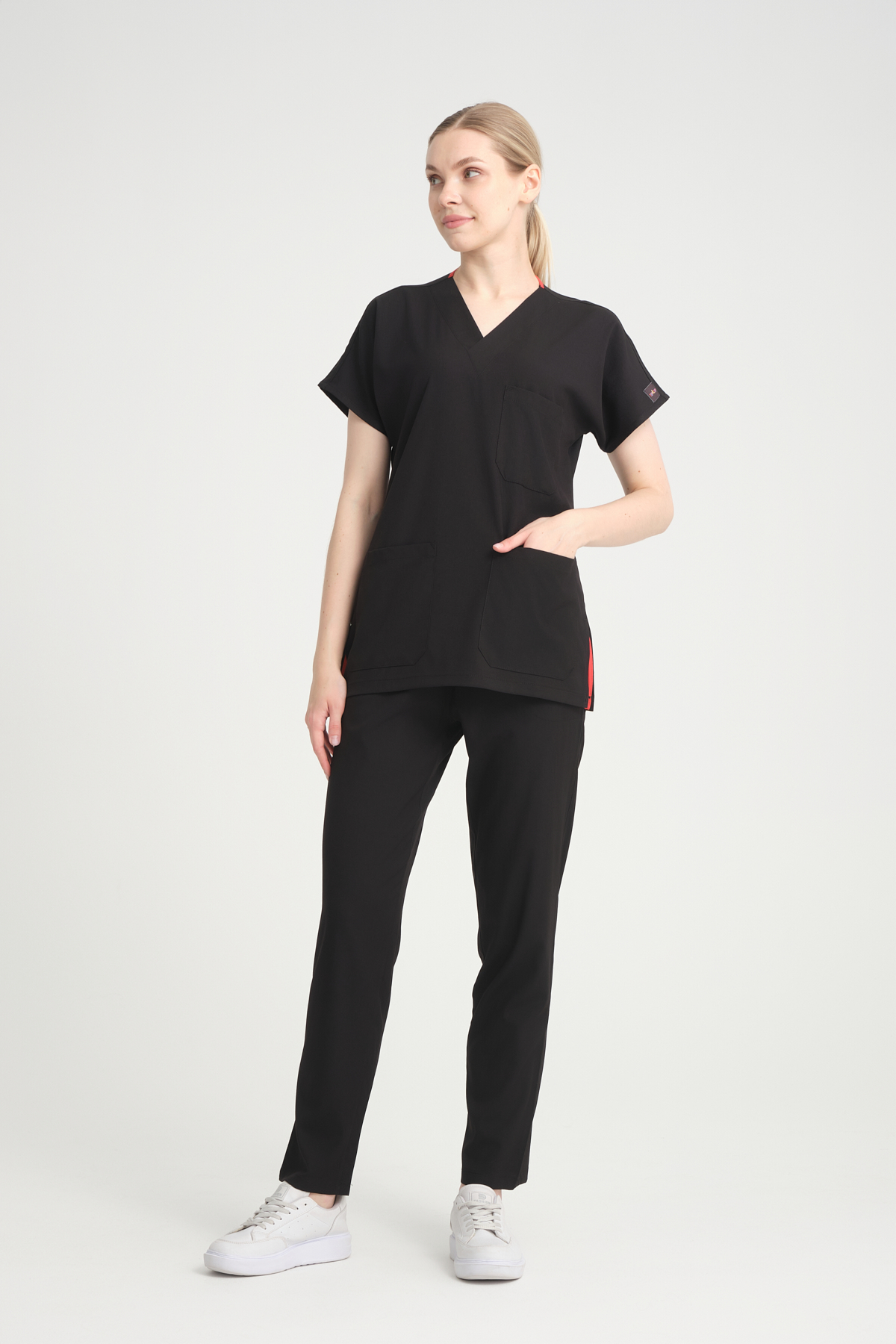Bayan Scrubs Takım Sİyah