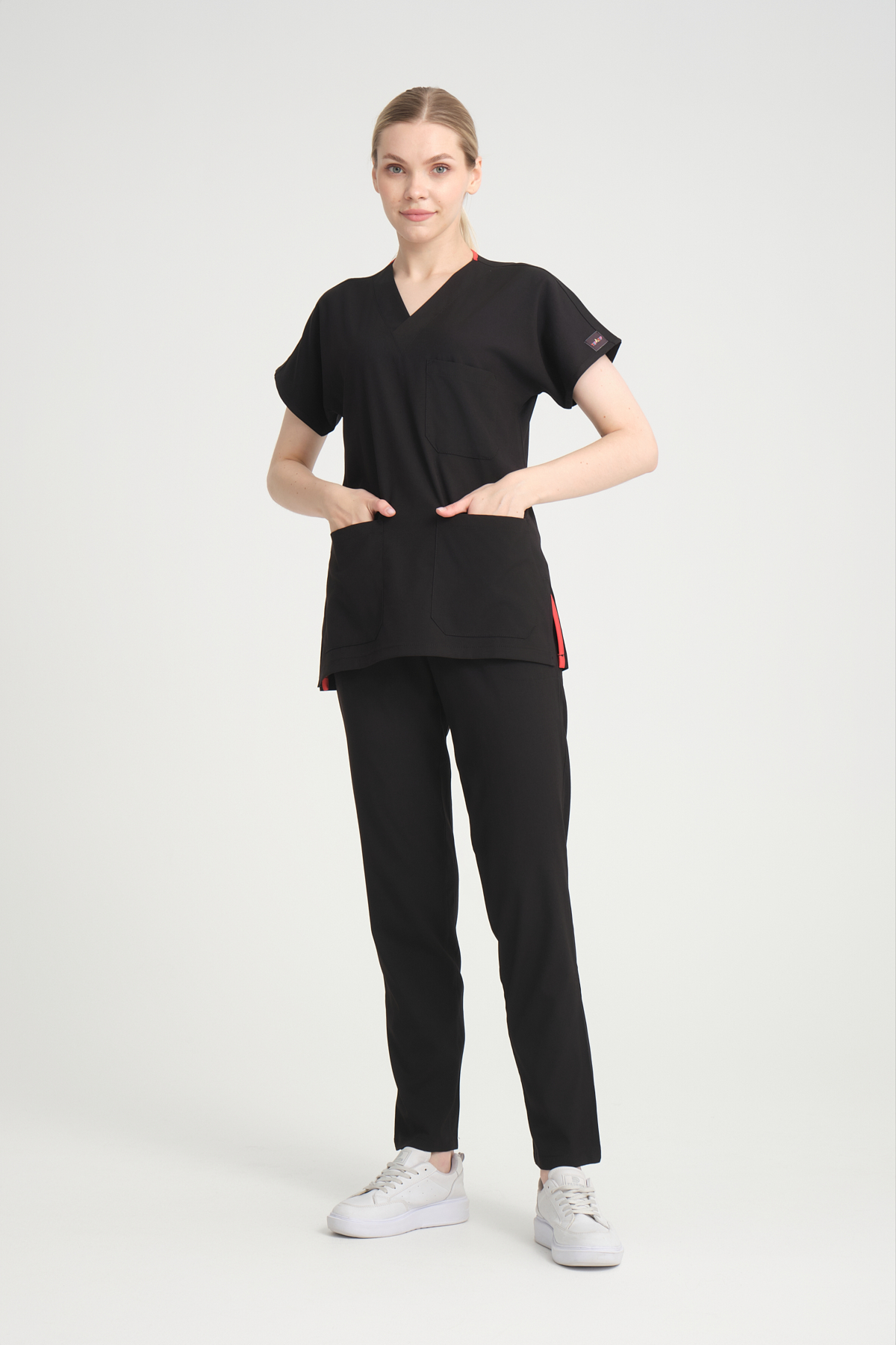 Bayan Scrubs Takım Sİyah