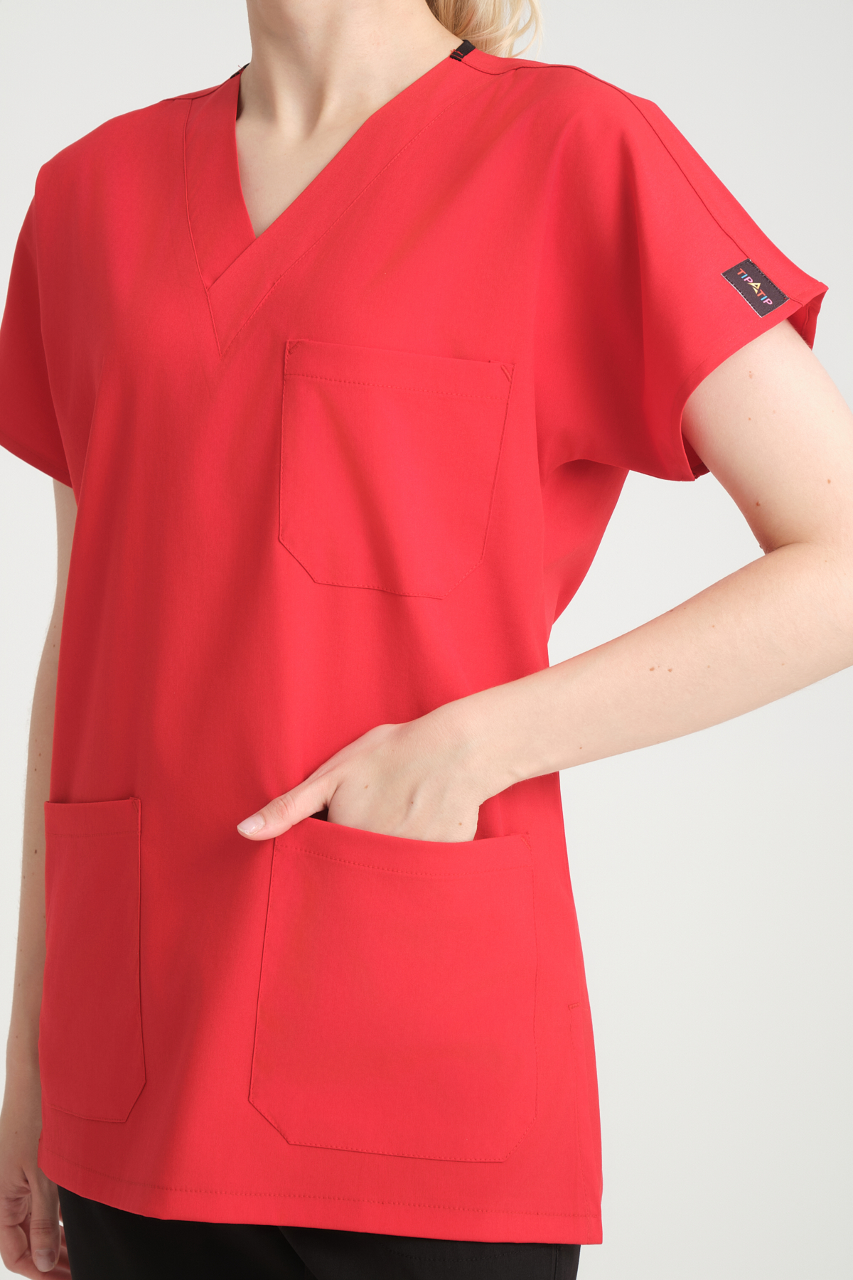 Bayan Kırmızı Tek ÜSt