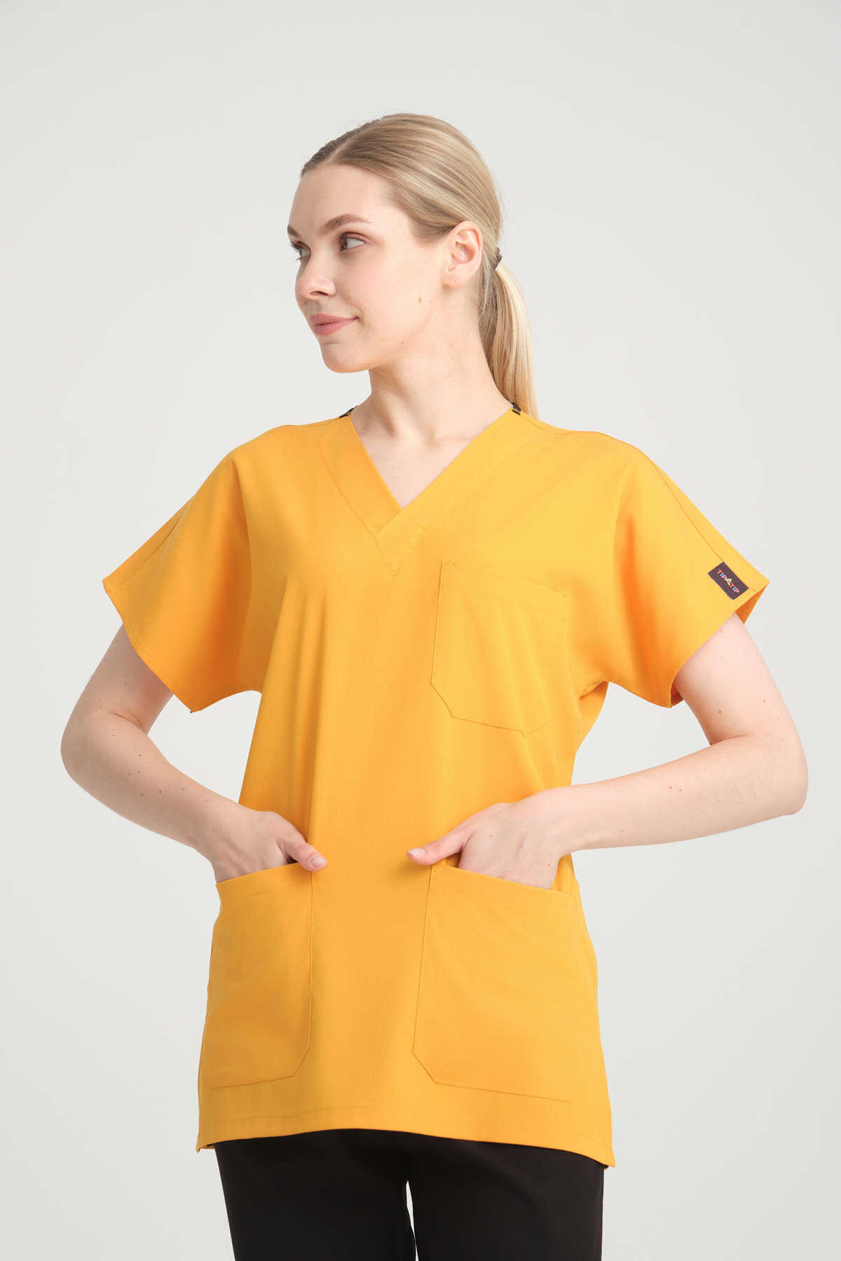 Bayan Tek Üst Hardal Sarısı